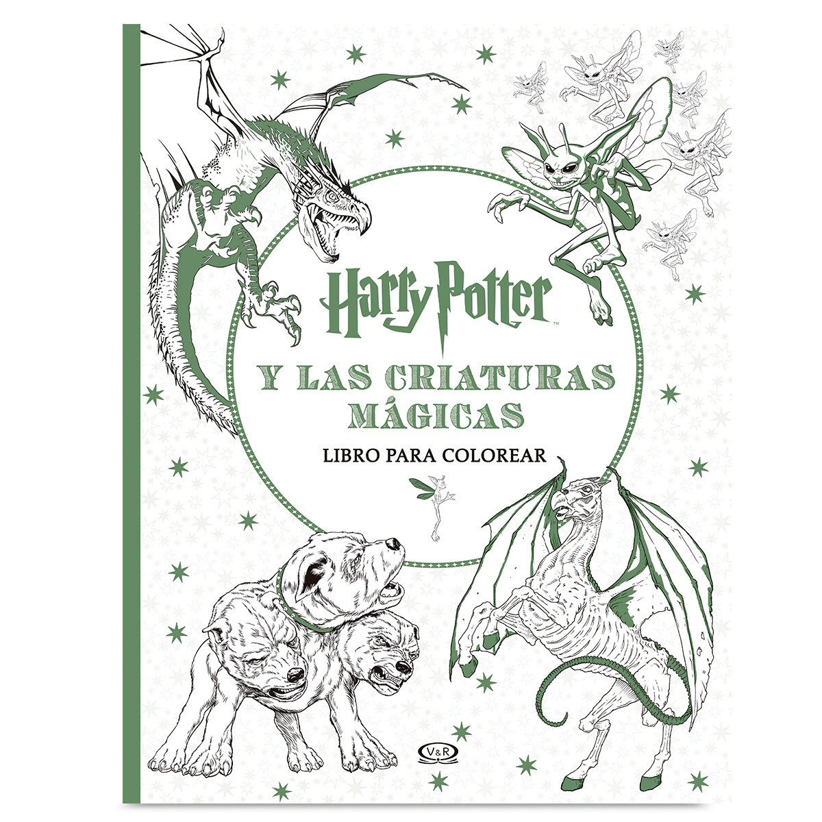 Libro para Colorear Harry Potter y las Criaturas Mágicas Office