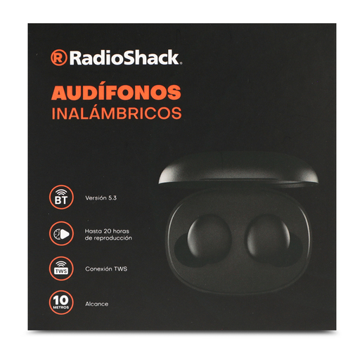 Audífonos Inalámbricos RadioShack ED02 Negro