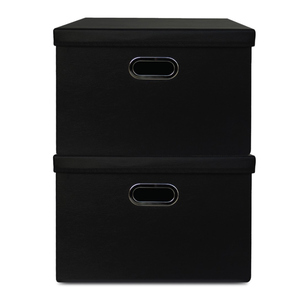 Cajas Organizadoras Apilables AG Box Negro