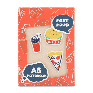 Cuaderno A5 Ticher Fast Food Raya 80 hojas