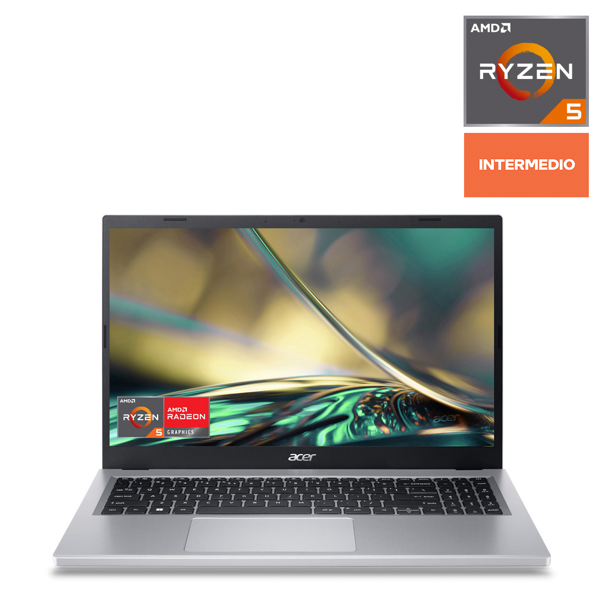 Laptop Acer Aspire 3 AMD Ryzen 5 15.6 pulg. 512 SSD 8gb RAM
