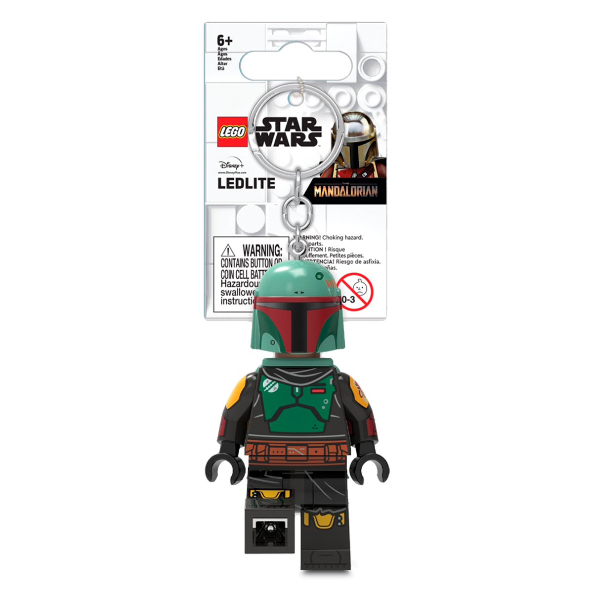 Llavero Lego Star Wars Boba Fett Luz LED