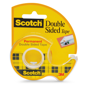 Cinta Adhesiva Doble Cara 3M Scotch 665 Transparente 12 mm x 33 m 1 pieza