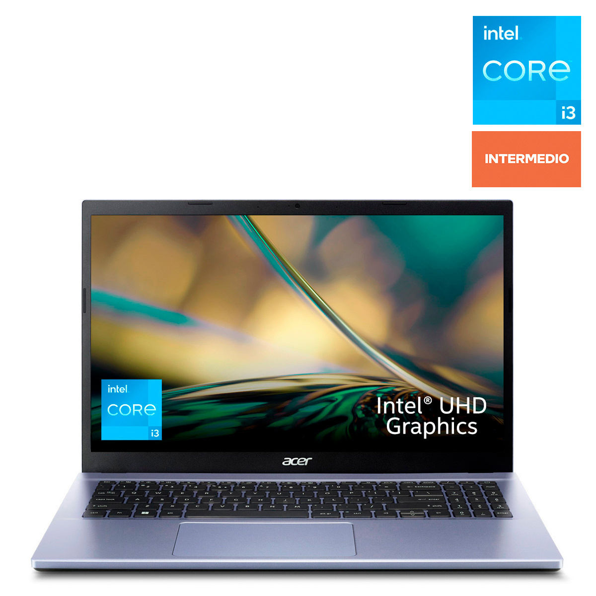 Laptop Acer Aspire 3 Intel Core i3 15.6 pulg. 128gb SSD 8gb RAM