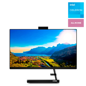 Computadora All in One Lenovo IdeaCentre 3 24ITL6 / Intel Celeron / 23.8 Pulg. / 256gb SSD / 4gb RAM / Negro Computadora All in One Lenovo IdeaCentre 3 24ITL6 / Intel Celeron / 23.8 Pulg. / 256gb SSD / 4gb RAM / Negro