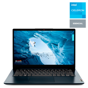 Laptop Lenovo IdeaPad 1 Intel Celeron 14 Pulg. 256gb SSD 8gb RAM Azul