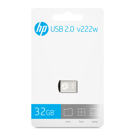 MEM USB HP 32GB METÁLICA