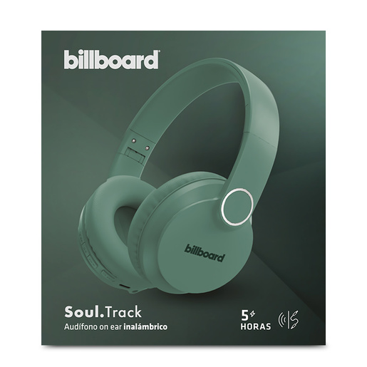 Audífonos de Diadema Inalámbricos Billboard Soul Track Olivo