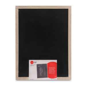 Tablero de Fieltro con Letras y Números Red Top 30 x 40 cm Negro
