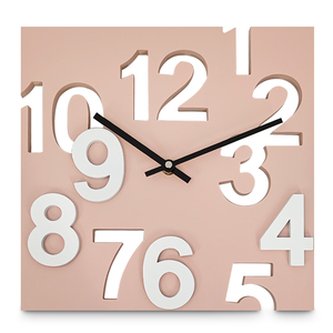 Reloj de Pared Fragments Rosa Reloj de Pared Fragments Rosa