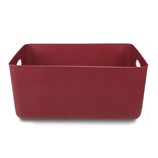 Caja de Plástico con Tapa Office Depot 36.5 x 26.5 x 16.5 cm Rojo