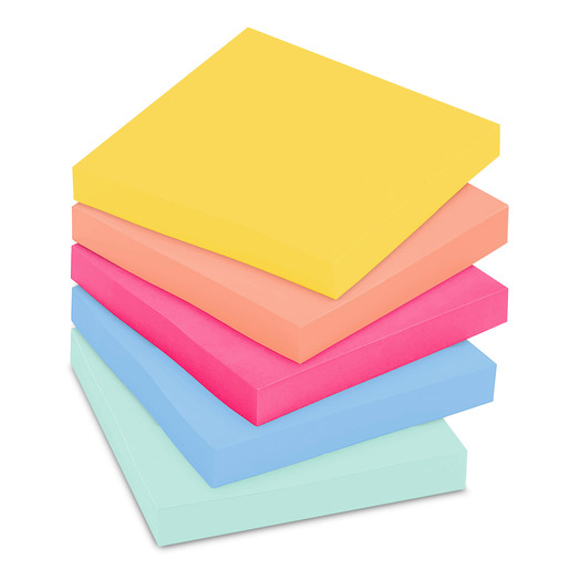 Notas Adhesivas 3M Post-It Summer Joy Colores 7.6 x 7.6 cm