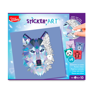 SET STICKER ART ANIMAL ORIGAMI SET STICKER ART ANIMAL ORIGAMI