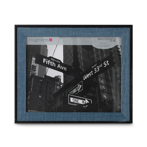 Marco para Foto Fragments MDF 20 x 25 cm Azul Marco para Foto Fragments MDF 20 x 25 cm Azul