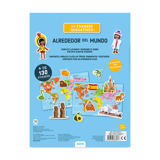 Libro de Stickers VR Editoras Alrededor del Mundo