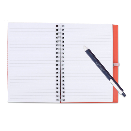 Cuaderno con Notas Adhesivas y Pluma Red Top Raya
