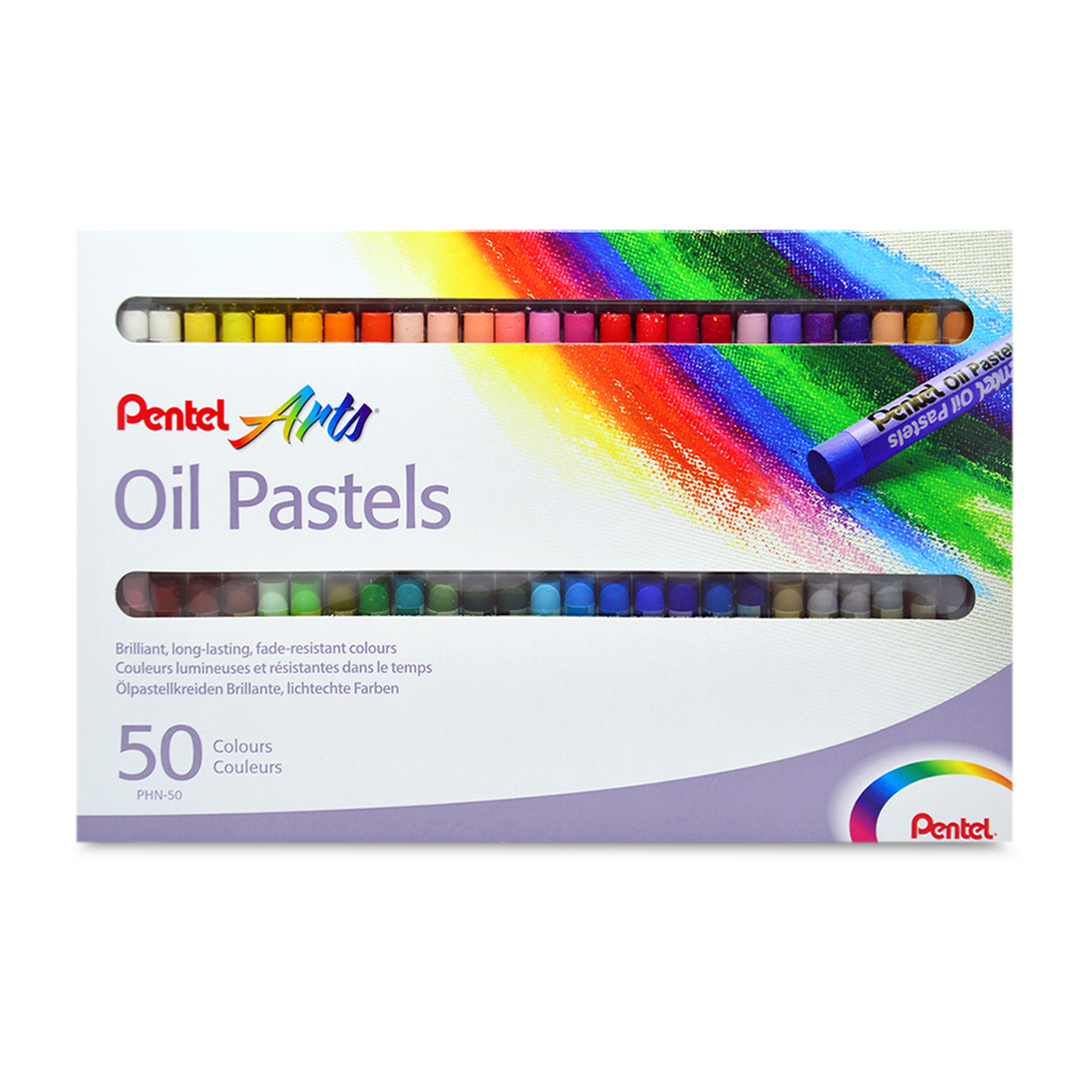 Gises Pastel de Aceite 50 piezas