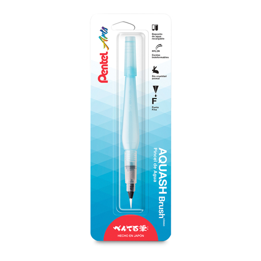 Pincel de agua con depósito para líquidos. Punta media Pincel de agua con depósito para líquidos. Punta media
