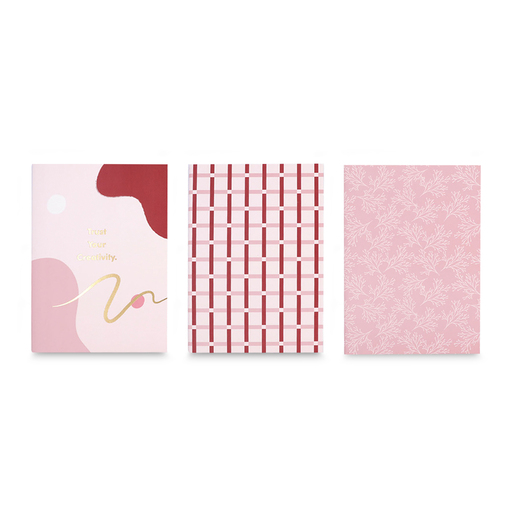 Cuadernos con Pluma Red Top 3 piezas