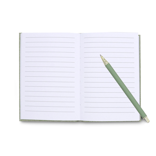 Cuaderno con Pluma Office Depot Premium Verde 80 hojas