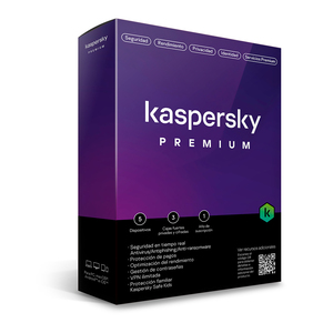 Antivirus Kaspersky Premium Licencia 1 año 5 dispositivos PC/macOS/iOS y Andriod