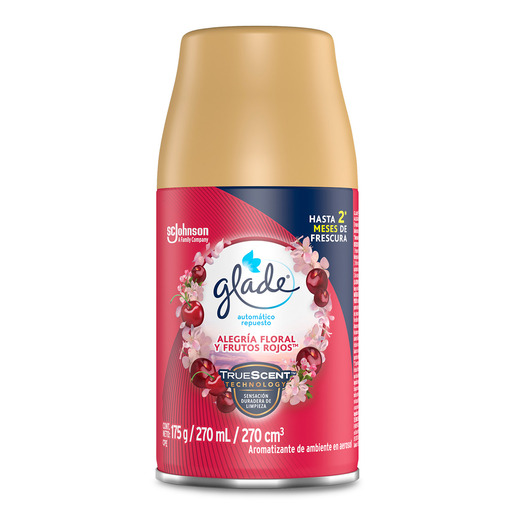Repuesto para Aromatizante Automático Glade Frutos Rojos 175 gr