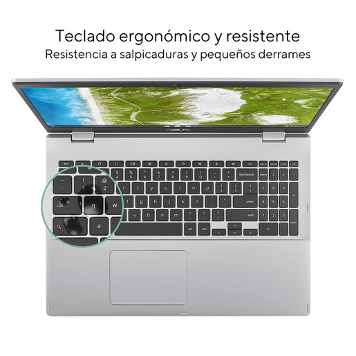 Laptop Asus CX1 Chromebook Intel Celeron 15.6 pulg. 8gb RAM
