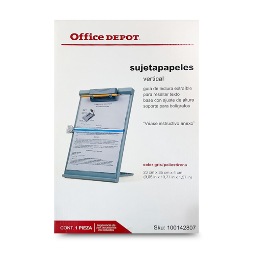 Soporte para Documentos Office Depot Gris