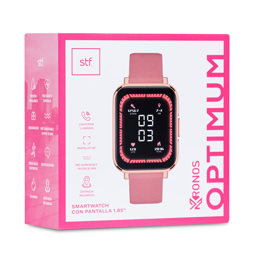 Smartwatch STF Kronos Optimum Rosa