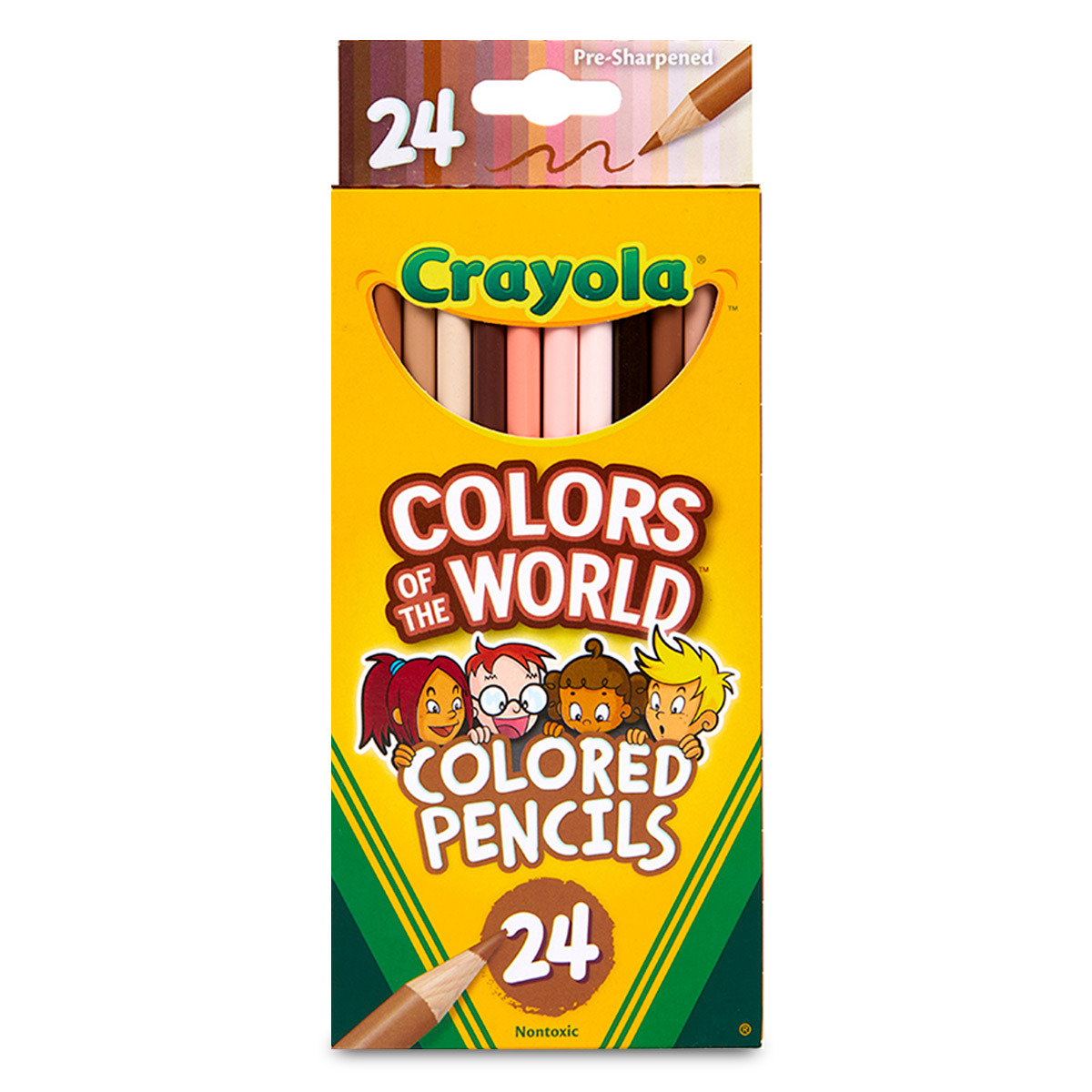 Lápices de Colores Crayola Colors of the World 24 piezas