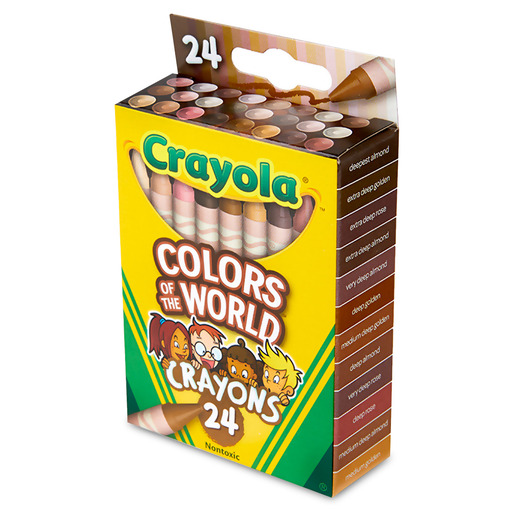 Crayones Crayola Colores del Mundo 24 piezas
