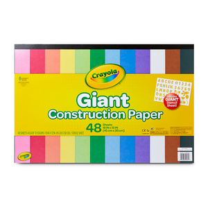Hojas Gigantes de Colores Crayola 48 piezas