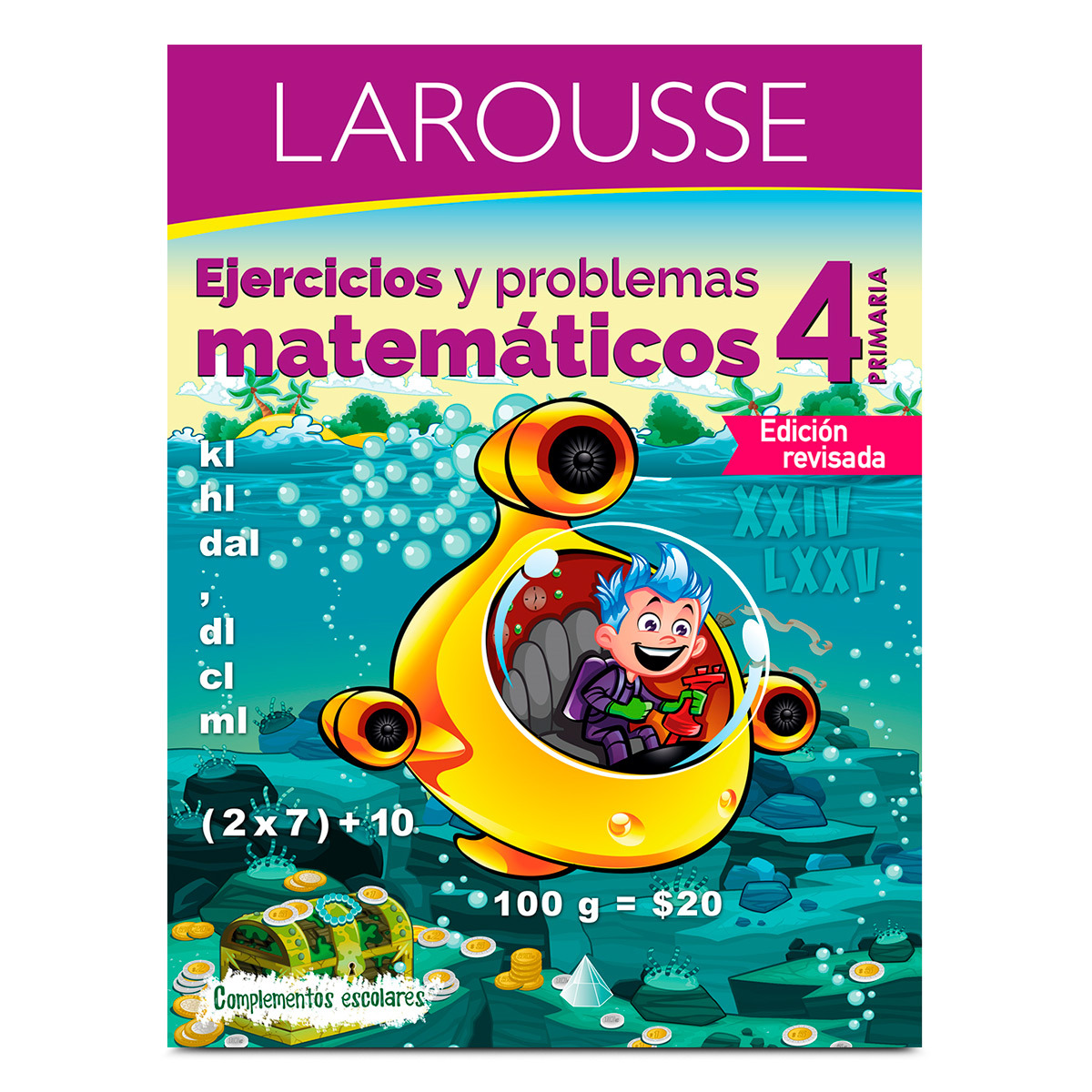 Libro de Ejercicios Matemáticos Larousse 4to Primaria | Office Depot Mexico