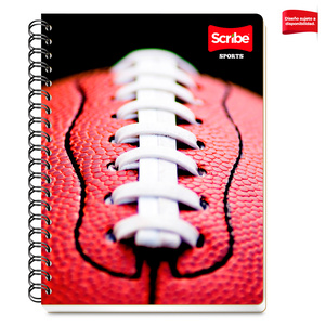 Cuaderno Profesional Scribe Sports Cuadro Grande 100 hojas