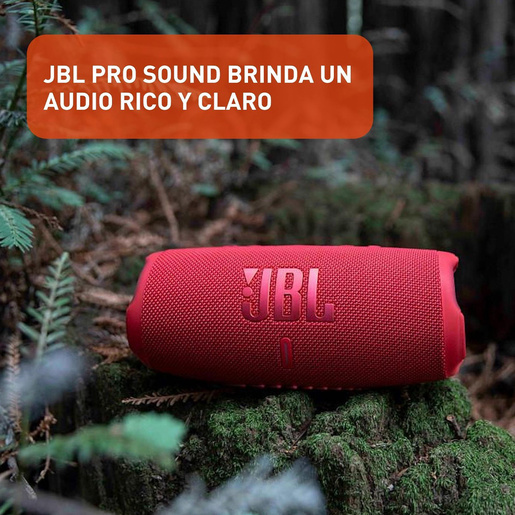 Bocina Bluetooth JBL Charge 5 Rojo