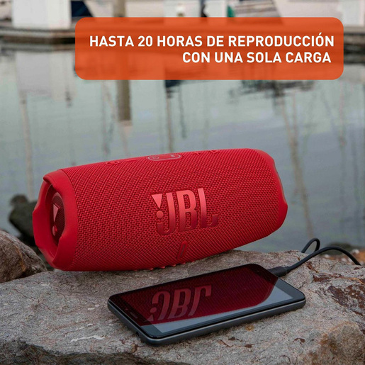Bocina Bluetooth JBL Charge 5 Rojo
