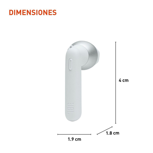 Audífonos Bluetooth Inalámbricos JBL Tune 225 Blanco