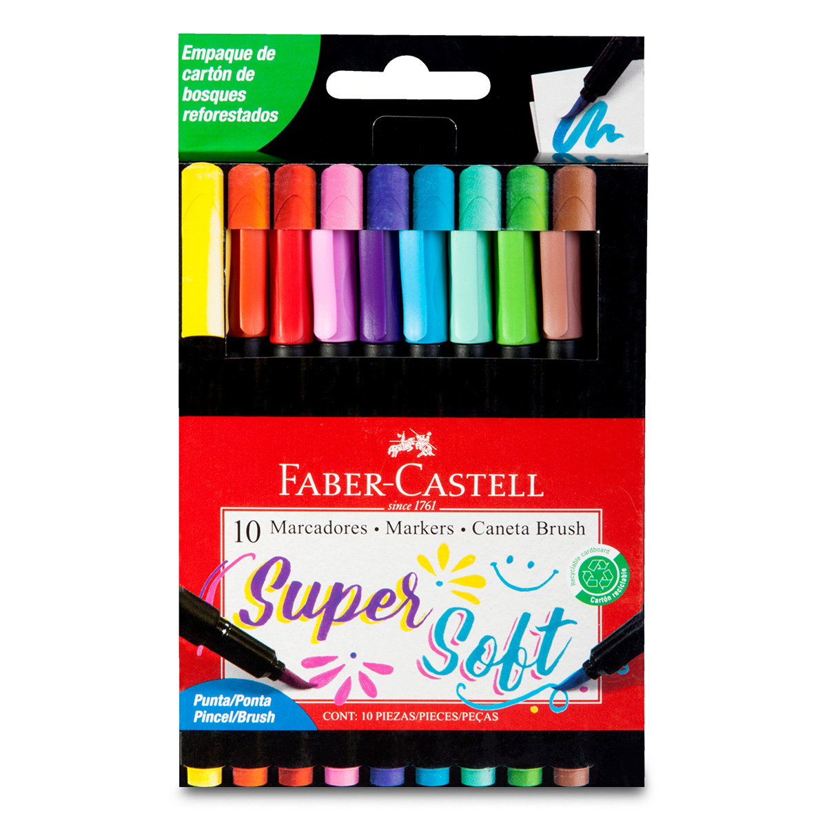 Lápices De Colores Supersoft Faber Castell 24 Colores - Loren