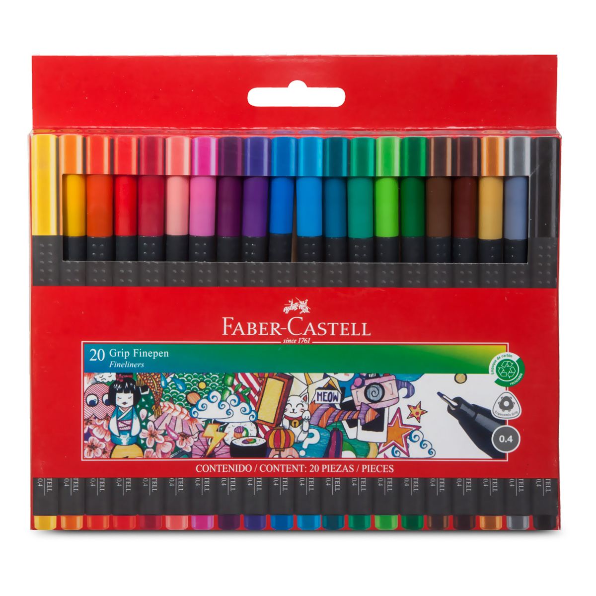 Boîte en métal 24 crayons de couleur aquarellables - Faber-Castell Boîte en métal 24 crayons de couleur aquarellables - Faber-Castell