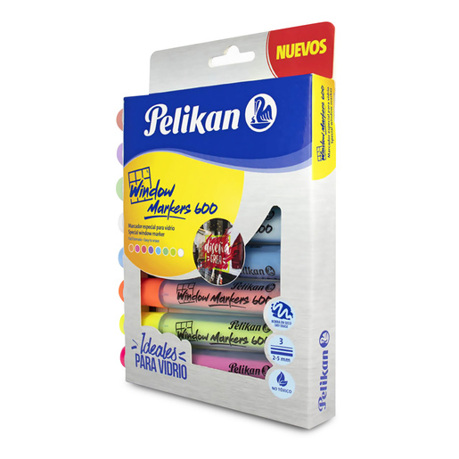 Marcadores para Vidrio 600 Pelikan 8 piezas