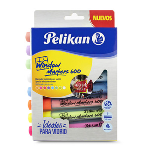 Marcadores para Vidrio 600 Pelikan 8 piezas