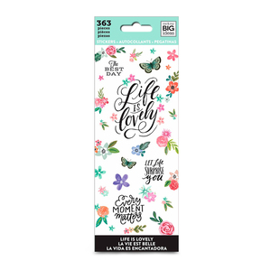 Stickers La Vida es Encantadora Happy Planner 8 hojas