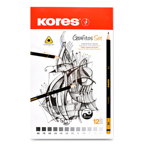 Lápices Graduados Kores 12 piezas Lápices Graduados Kores 12 piezas