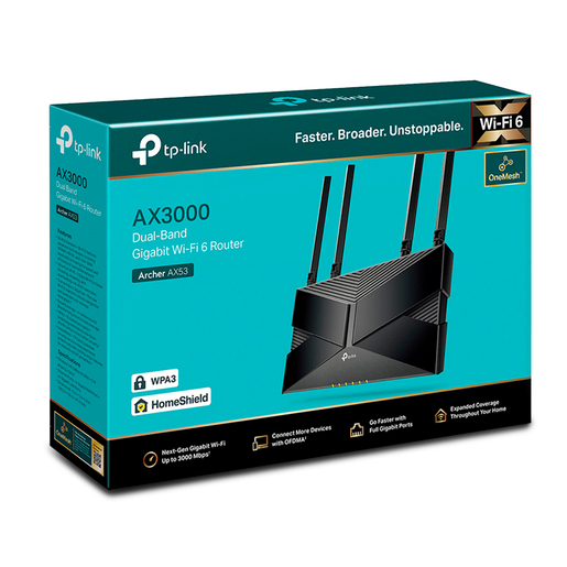 Router TP-Link AX3000 ARCHER AX53 WiFi 6 