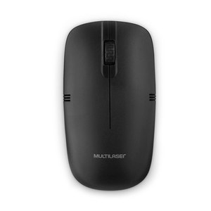Mouse Inalámbrico Multilaser Slim USB Negro