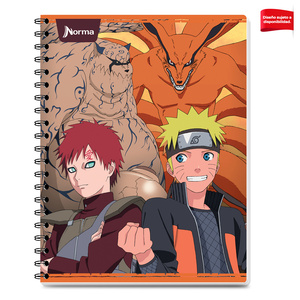 Cuaderno Profesonal Norma Naruto Raya 100 hojas