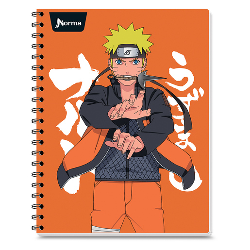 Cuaderno Profesional Norma Naruto Cuadro Chico 100 hojas