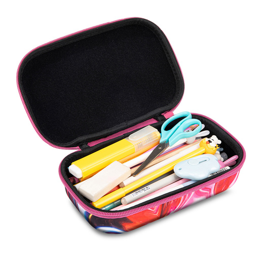 Lapicera Escolar Zipit Lentejuela Box Rosa