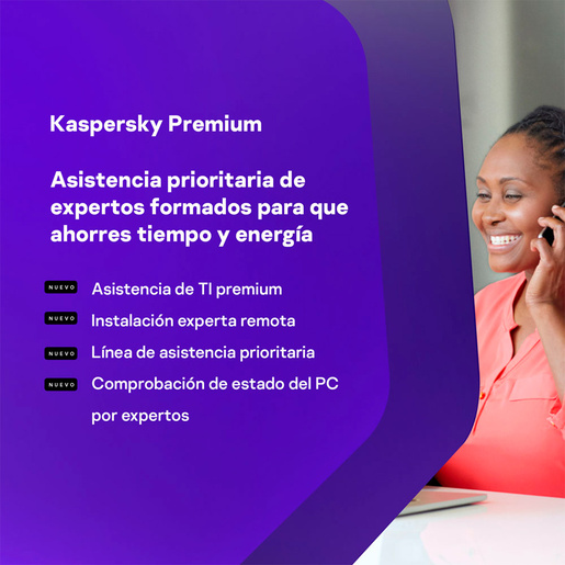 Antivirus Kaspersky Premium Licencia 2 años 1 dispositivo PC/macOS/iOS y Android Descargable