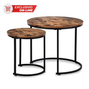Mesa de Sala Home Make Osric Vintage Café Mesa de Sala Home Make Osric Vintage Café